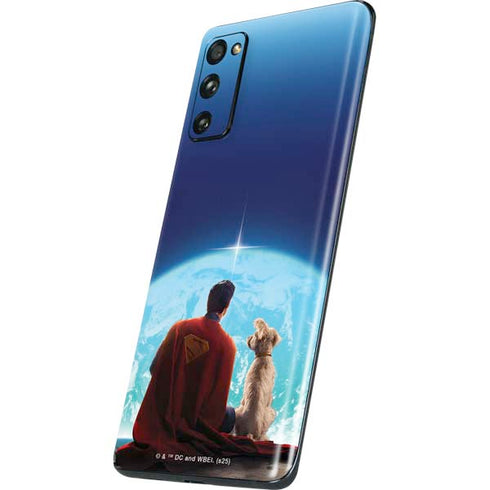 Superman 2025 Superman & Krypto watch the Earth Galaxy S20 Fan Edition Skin